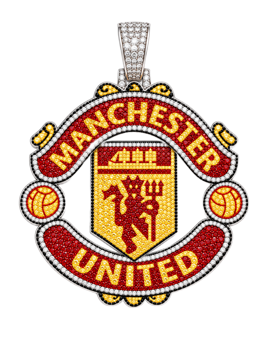 Oficjalna zawieszka Manchester United z łańcuszkiem