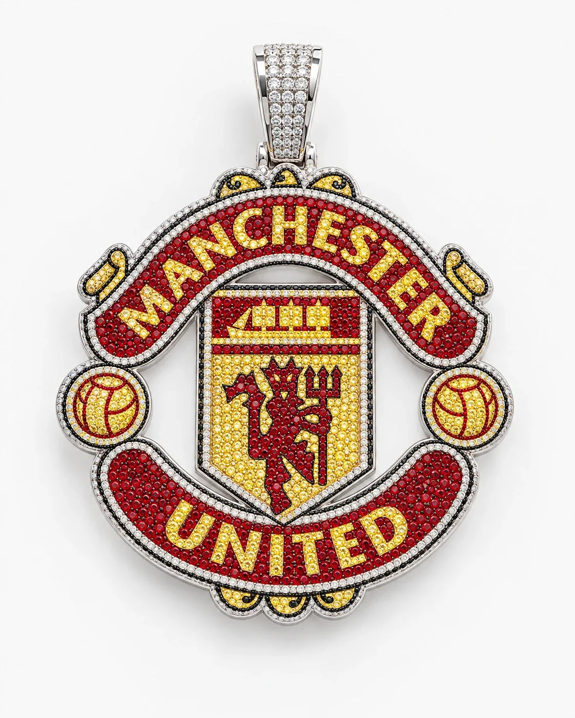 Oficjalna zawieszka Manchester United z łańcuszkiem