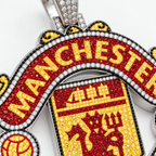 Oficjalna zawieszka Manchester United z łańcuszkiem