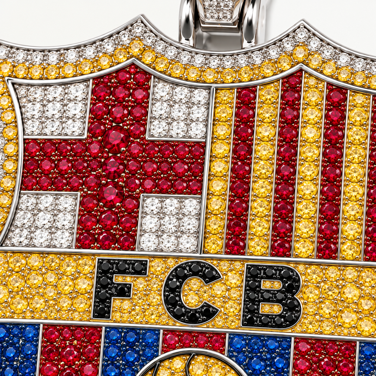 Oficjalna zawieszka FC Barcelona z łańcuszkiem