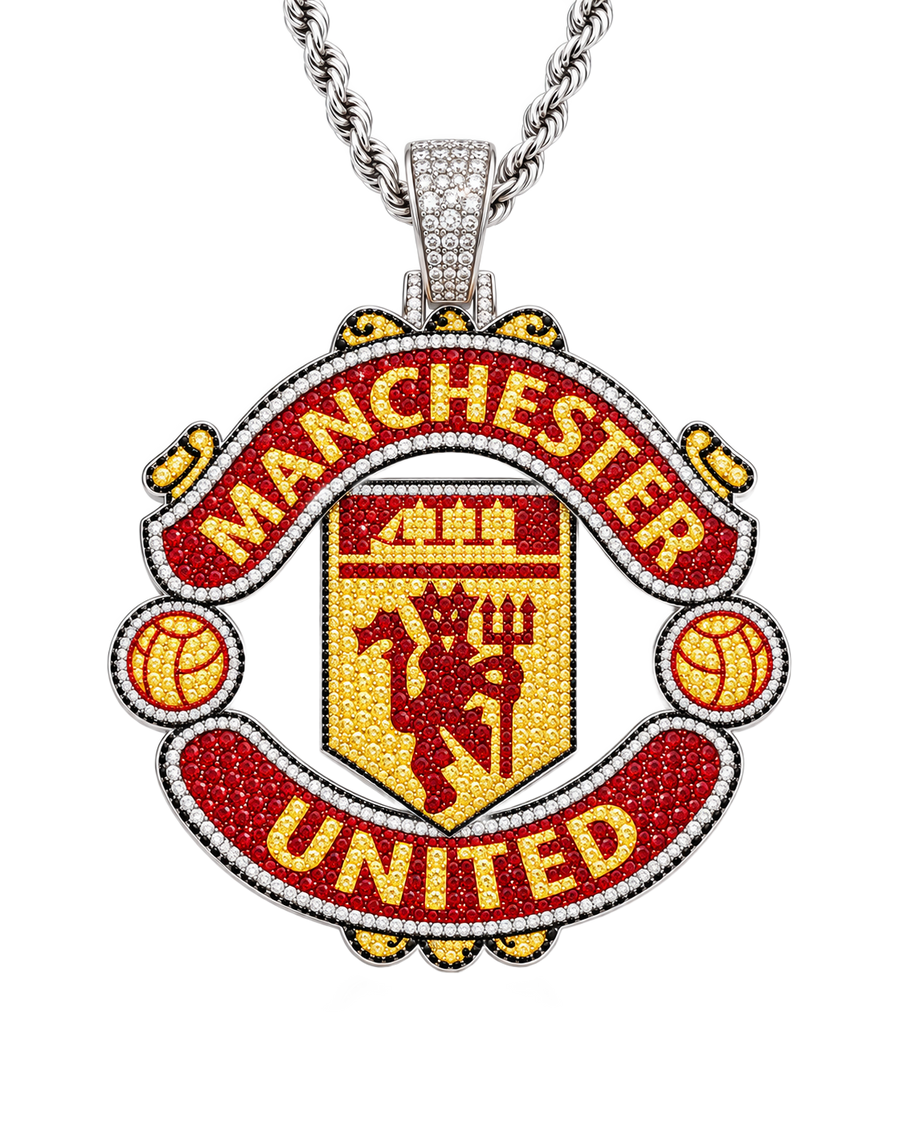 Oficjalna zawieszka Manchester United z łańcuszkiem